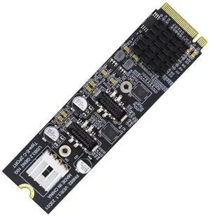 M.2 NGFF M-Key to Dual Type-E USB 3.1 Gen2 Adapter Card, 10Gbps Front Panel IDC Socket Expansion Card with ASM3142 Controller M.2 NGFF M-Key to Dual Type-E USB 3.1 Gen2 Adapter Card, 10Gbps Front Panel IDC Socket Expansion Card with ASM3142 Controller
