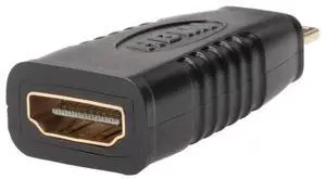 2 Pack HDMI A Female to Micro HDMI D Male Adapter, Standard HDMI Female to Micro HDMI Male Connector Converter for TV Monitor Camera 2 Pack HDMI A Female to Micro HDMI D Male Adapter, Standard HDMI Female to Micro HDMI Male Connector Converter for TV Monitor Camera