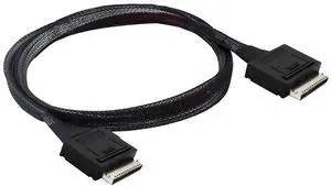 50cm OCuLink SFF-8611 8X to SFF-8611 8X PCIe Active SSD Data Cable 50cm OCuLink SFF-8611 8X to SFF-8611 8X PCIe Active SSD Data Cable