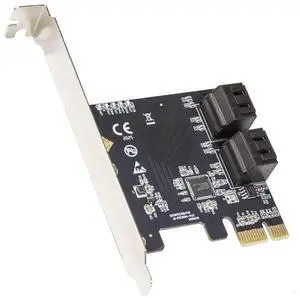 4 Port SATA III Expansion Card PCIe x1 ASMedia 1064 Chip, 6Gbps SATA 3.0 Controller with Low Profile Bracket, Support Windows Linux System 4 Port SATA III Expansion Card PCIe x1 ASMedia 1064 Chip, 6Gbps SATA 3.0 Controller with Low Profile Bracket, Support Windows Linux System