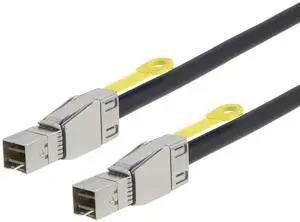 Mini SAS Cable SFF-8644 to SFF-8644 Straight to Straight, High Speed 17FT Data Transfer Cable for SAS RAID Controller Backplane Server Storage Mini SAS Cable SFF-8644 to SFF-8644 Straight to Straight, High Speed 17FT Data Transfer Cable for SAS RAID Controller Backplane Server Storage