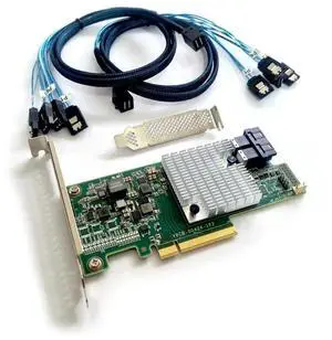 9300-8I SAS3008 12Gbps 8-Port SAS SATA HBA Card, IT Mode Compatible with ZFS FreeNAS unRAID, Comes with 2PCS SFF-8643 SATA Cable 9300-8I SAS3008 12Gbps 8-Port SAS SATA HBA Card, IT Mode Compatible with ZFS FreeNAS unRAID, Comes with 2PCS SFF-8643 SATA Cable