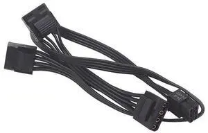 20 Inch 6Pin Male to 3X 4Pin Molex Female Modular Power Cable for Corsair PSU Mining Riser Card 20 Inch 6Pin Male to 3X 4Pin Molex Female Modular Power Cable for Corsair PSU Mining Riser Card