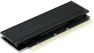 M.2 NGFF M-Key NVMe PCIe SSD to PCIe X4 X16 Adapter Card with Heatsink Compatible with Samsung 960 970 EVO M.2 NGFF M-Key NVMe PCIe SSD to PCIe X4 X16 Adapter Card with Heatsink Compatible with Samsung 960 970 EVO