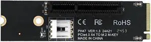 M.2 M-Key 2280 2260 to PCIe X1 X4 X8 X16 Graphics Card Riser Extension Adapter M.2 M-Key 2280 2260 to PCIe X1 X4 X8 X16 Graphics Card Riser Extension Adapter
