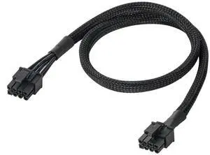 65cm Modular PCIe Power Cable Compatible with Seasonic, 8Pin Male to Dual 6+2Pin Male GPU Splitter Cable 65cm Modular PCIe Power Cable Compatible with Seasonic, 8Pin Male to Dual 6+2Pin Male GPU Splitter Cable