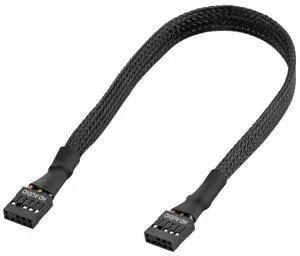 30cm 9 Pin Motherboard HD Audio Extension Cable, Female to Female Front Panel Audio Connector Cord 30cm 9 Pin Motherboard HD Audio Extension Cable, Female to Female Front Panel Audio Connector Cord