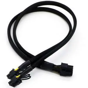17 Inch Sleeved 8Pin Male to Dual 6+2 Pin PCIe Power Splitter Cable, Exclusive for Dell T3600 T3610 T5600 T7600 T5810 T7810 Workstation 17 Inch Sleeved 8Pin Male to Dual 6+2 Pin PCIe Power Splitter Cable, Exclusive for Dell T3600 T3610 T5600 T7600 T5810 T7810 Workstation