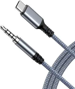 2 Pack 3FT USB C to 3.5mm AUX Audio Cable Type C Stereo Headphone Cord Compatible with iPhone 15 16 iPad Pro Galaxy S21 S22 S23 Pixel Android Phone Car Stereo 2 Pack 3FT USB C to 3.5mm AUX Audio Cable Type C Stereo Headphone Cord Compatible with iPhone 15 16 iPad Pro Galaxy S21 S22 S23 Pixel Android Phone Car Stereo