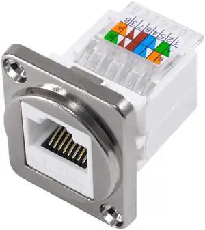 1Pcs Cat6 Tool-Less RJ45 Keystone Jack, D-Type No Punch Down Ethernet Modular Female Connector for Wall Plate Network Wiring 1Pcs Cat6 Tool-Less RJ45 Keystone Jack, D-Type No Punch Down Ethernet Modular Female Connector for Wall Plate Network Wiring