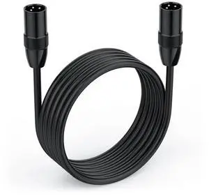 5ft 3Pin XLR Male to Male Microphone Cable, OxygenFree Copper GoldPlated Mixer Patch Cord for Recording Studio & Audio Equipment 5ft 3Pin XLR Male to Male Microphone Cable, OxygenFree Copper GoldPlated Mixer Patch Cord for Recording Studio & Audio Equipment
