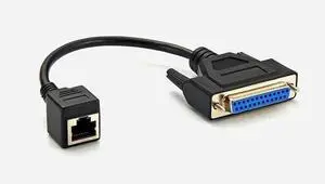 30CM RJ45 to DB25 Female Serial Console Extension Cable Adapter 30CM RJ45 to DB25 Female Serial Console Extension Cable Adapter
