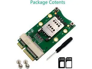 Mini PCI-E to Mini PCI-E Riser Expansion Adapter Card with SIM Card Slot, Compatible with Quectel Fibocom Huawei SIMCom 3G 4G LTE WWAN GPS Cellular Modem Module for Industrial PC Gateway Desktop Mini PCI-E to Mini PCI-E Riser Expansion Adapter Card with SIM Card Slot, Compatible with Quectel Fibocom Huawei SIMCom 3G 4G LTE WWAN GPS Cellular Modem Module for Industrial PC Gateway Desktop
