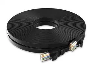 Category 6 Flat Ethernet Cable CAT6 Gigabit Oxygen Free Copper Finished Network Jumper Ultra Thin Computer Connection Cable 10FT Category 6 Flat Ethernet Cable CAT6 Gigabit Oxygen Free Copper Finished Network Jumper Ultra Thin Computer Connection Cable 10FT