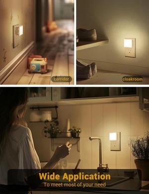 Night Light, 4 Pack Night Lights Plug into Wall, Auto Light Sensor 3000K Warm White Nightlight Plug in, LED Night Lights for Kids Adults Bathroom Hallway Kitchen Night Light, 4 Pack Night Lights Plug into Wall, Auto Light Sensor 3000K Warm White Nightlight Plug in, LED Night Lights for Kids Adults Bathroom Hallway Kitchen