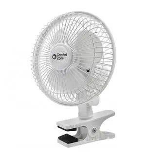 Zone Portable Clip on Fan with Fully Adjustable Tilt, Electric, 6 inch, Quiet, Indoor, 2 Speed, Mini Desk Fan, Table Fan, Airflow 6.53 ft/sec, Ideal for Home, Bedroom, Dorm & Office, CZ6C Zone Portable Clip on Fan with Fully Adjustable Tilt, Electric, 6 inch, Quiet, Indoor, 2 Speed, Mini Desk Fan, Table Fan, Airflow 6.53 ft/sec, Ideal for Home, Bedroom, Dorm & Office, CZ6C