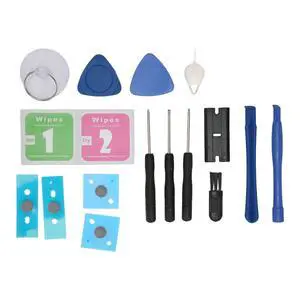 Laptop Rubber Feet, Non Slip Replacement Bottom Case Feet for 3/4/5, with Tool Kit, Laptop Accessories Kit (Silver) Laptop Rubber Feet, Non Slip Replacement Bottom Case Feet for 3/4/5, with Tool Kit, Laptop Accessories Kit (Silver)