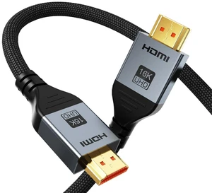 Angusplay HDMI 2.2 Cable 96Gbps, 16K@60Hz 8K@120Hz 4K@480Hz 16.4ft/5m Angusplay HDMI 2.2 Cable 96Gbps, 16K@60Hz 8K@120Hz 4K@480Hz 16.4ft/5m
