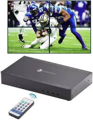 gofanco Prophecy 2x2 Video Wall Processor 180 Rotation, Tear-Free, Bezel Adjustment, Cascading, Supports 1x1, 2x2, 1x2, 2x1, 1x3, 3x1, 1x4, 4x1, FW Upgradable, TAA Compliant (PRO-VideoWallv2) gofanco Prophecy 2x2 Video Wall Processor 180 Rotation, Tear-Free, Bezel Adjustment, Cascading, Supports 1x1, 2x2, 1x2, 2x1, 1x3, 3x1, 1x4, 4x1, FW Upgradable, TAA Compliant (PRO-VideoWallv2)