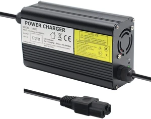 67.2V 4A / 60V 4A Lithium Battery Charger AC Adapter Power Supply for 16S 60V Lithium Li-ion Batteries Pack with 3 Holes Plug 67.2V 4A / 60V 4A Lithium Battery Charger AC Adapter Power Supply for 16S 60V Lithium Li-ion Batteries Pack with 3 Holes Plug