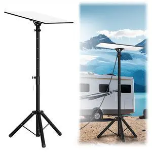 Starlink Gen 3 Tripod Mount, Adjustable Height and Tilt for Better Signal, Satellite Internet Kit Pole Mounting Kit with Starlink Pipe Adapter, Compatible with Starlink Standard & Enterprise Dish Starlink Gen 3 Tripod Mount, Adjustable Height and Tilt for Better Signal, Satellite Internet Kit Pole Mounting Kit with Starlink Pipe Adapter, Compatible with Starlink Standard & Enterprise Dish
