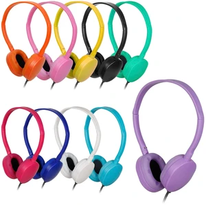 OSSZIT Classroom Kids Headphones Bulk 100 Pack Class Set of Headphones OSSZIT Classroom Kids Headphones Bulk 100 Pack Class Set of Headphones