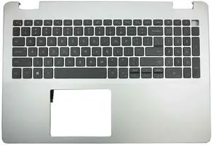 New Notebook Upper Palmrest Case, w US Keyboard, Backlit, Size 15.6", No Type C Port,Sliver Replacement for Dell Ins. 5593 0V5JHC AP2RI0004A0 New Notebook Upper Palmrest Case, w US Keyboard, Backlit, Size 15.6", No Type C Port,Sliver Replacement for Dell Ins. 5593 0V5JHC AP2RI0004A0