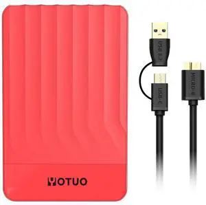 YOTUO Portable External Hard Drive Storage Expansion Mobile HDD USB 3.0 for PC, Mac, Desktop, Laptop, PS4, PS5, Xbox One X/S, Xbox 360, Xbox Series X/S, Office & Game (Red, 750GB) YOTUO Portable External Hard Drive Storage Expansion Mobile HDD USB 3.0 for PC, Mac, Desktop, Laptop, PS4, PS5, Xbox One X/S, Xbox 360, Xbox Series X/S, Office & Game (Red, 750GB)