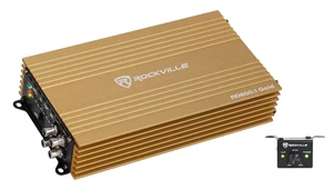 Rockville RD600.1 Gold 1 Ohm Mono Car Amplifier, 600W RMS / 2400W Peak Rockville RD600.1 Gold 1 Ohm Mono Car Amplifier, 600W RMS / 2400W Peak