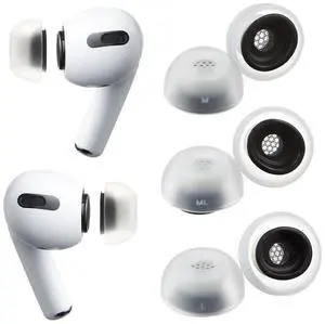 AZLA MAX for Airpods Pro 1st & 2nd Gen (M/ML/L) Airpod Pro Ear Tip Replacement Airpod Pro Tips with Premium Silicone, Airpod Pro Tips, Airpod Ear Tips AZLA MAX for Airpods Pro 1st & 2nd Gen (M/ML/L) Airpod Pro Ear Tip Replacement Airpod Pro Tips with Premium Silicone, Airpod Pro Tips, Airpod Ear Tips