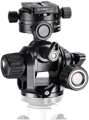 SUNWAYFOTO GH-PRO+ Geared Tripod Head with 360 Geared Panning QR Clamp Compatible with Arca SUNWAYFOTO GH-PRO+ Geared Tripod Head with 360 Geared Panning QR Clamp Compatible with Arca