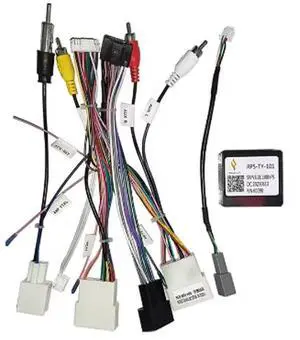 16pin Car Radio Stereo Power Wiring Harness Cable Adapter Compatible for Toyota Camry 2018+ RAV4 18+ Avalon 2019+ Sienna 18-20 Corolla 2020 Hilux 20+ 16pin Car Radio Stereo Power Wiring Harness Cable Adapter Compatible for Toyota Camry 2018+ RAV4 18+ Avalon 2019+ Sienna 18-20 Corolla 2020 Hilux 20+