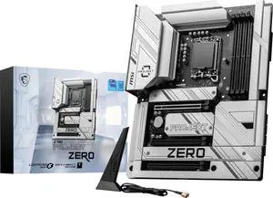 MSI Z790 Project Zero Gaming Motherboard (Support 14th/13th/12th Gen Intel Processors, LGA 1700, DDR5, PCIe 5.0, M.2 Slots, 2.5Gbps LAN, USB 3.2 Gen2, HDMI/DP, Wi-Fi 7, Bluetooth 5.4, ATX) MSI Z790 Project Zero Gaming Motherboard (Support 14th/13th/12th Gen Intel Processors, LGA 1700, DDR5, PCIe 5.0, M.2 Slots, 2.5Gbps LAN, USB 3.2 Gen2, HDMI/DP, Wi-Fi 7, Bluetooth 5.4, ATX)