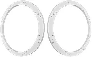 5.25" 5 1/4" Speaker Spacers - 1/2" thick - White - 1 Pair 5.25" 5 1/4" Speaker Spacers - 1/2" thick - White - 1 Pair