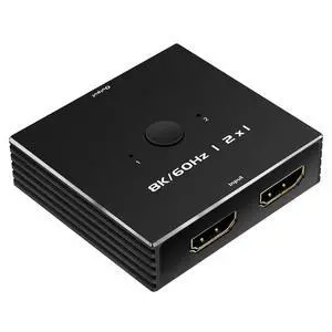HDMI Switch 4K 120Hz 2 in 1 Out 2 Port Switch 1 Monitors 2 Computers 2K 144Hz KVM Switches Monitor Switches HDMI2.1 8K 60Hz HDMI Switch 4K 120Hz 2 in 1 Out 2 Port Switch 1 Monitors 2 Computers 2K 144Hz KVM Switches Monitor Switches HDMI2.1 8K 60Hz