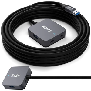 Upgrade USB Extension Cable 15FT with 4-Port (2 A + 2 C), Long USB 3.0 Type-A Extender Cord, Y Splitter Hub, Type-A Male to A-Female + C-Female Extender Cord Upgrade USB Extension Cable 15FT with 4-Port (2 A + 2 C), Long USB 3.0 Type-A Extender Cord, Y Splitter Hub, Type-A Male to A-Female + C-Female Extender Cord
