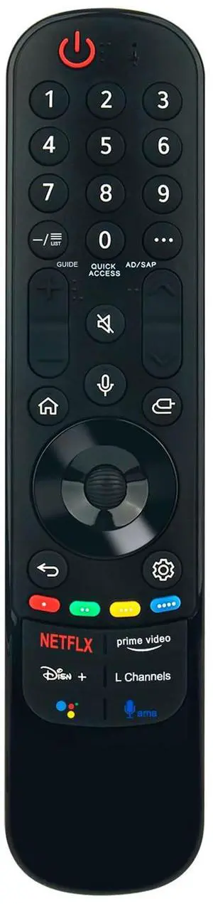Voice Replacement MR21GA Remote Commander Compatible with LG 2021 Smart TV 70UP7570AUD 55UP7700PUB 65UP7560AUD 70UP7170ZUC 86NANO99UPA OLED48A1AUA OLED48A1PUA 50NANO75UPA OLED55C1PUB OLED65C1AUB Voice Replacement MR21GA Remote Commander Compatible with LG 2021 Smart TV 70UP7570AUD 55UP7700PUB 65UP7560AUD 70UP7170ZUC 86NANO99UPA OLED48A1AUA OLED48A1PUA 50NANO75UPA OLED55C1PUB OLED65C1AUB
