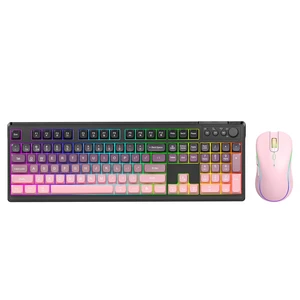 Wireless Keyboard and Mouse Combo, RGB Backlit Rechargeable 2000 mAh Battery, Wireless Computer Keyboards, Tri-Mode Bluetooth/2.4GHz/USB-C Custom Creamy Keyboard, RGB Backlit Media Knob Wireless Keyboard and Mouse Combo, RGB Backlit Rechargeable 2000 mAh Battery, Wireless Computer Keyboards, Tri-Mode Bluetooth/2.4GHz/USB-C Custom Creamy Keyboard, RGB Backlit Media Knob