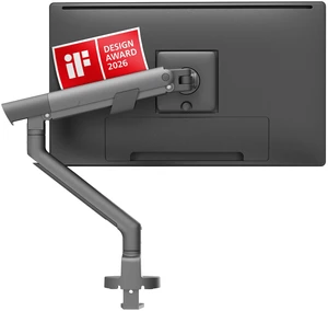 3IDEE Flexi Pro Monitor Arm Monitor Mount for Desks (up to 40" & 11 kg) Curved, Heavy Duty, Spring-Assisted, Height-Adjustable & Fully Articulated VESA 75/100, Slim Aluminum Design Space Grey 3IDEE Flexi Pro Monitor Arm Monitor Mount for Desks (up to 40" & 11 kg) Curved, Heavy Duty, Spring-Assisted, Height-Adjustable & Fully Articulated VESA 75/100, Slim Aluminum Design Space Grey