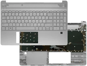 M17184-001 L63578-001 Replacement Upper Case Palmrest for HP 15T-DY 15-DY 15-EF 15Z-EF 15-ef1023dx 15-ef1013dx 15-ef0025wm 15-DY1023DX 15-DY5073DX 15-DY1043DX 15-DY2073DX Keyboard Assembly Silver M17184-001 L63578-001 Replacement Upper Case Palmrest for HP 15T-DY 15-DY 15-EF 15Z-EF 15-ef1023dx 15-ef1013dx 15-ef0025wm 15-DY1023DX 15-DY5073DX 15-DY1043DX 15-DY2073DX Keyboard Assembly Silver