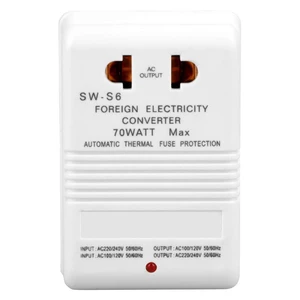 Voltage Converter 70W 110V/120V to 220V/240V Step-Up&Down Voltage Converter Transformer for Travel Voltage Converter 70W 110V/120V to 220V/240V Step-Up&Down Voltage Converter Transformer for Travel