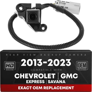 Rear View Backup Camera, Reverse Park Assist - Compatible with 2013-2023 Chevrolet Express, 2013-2023 GMC Express, 2013-2023 GMC Savana - OEM 23140731.0, GM1960118 Rear View Backup Camera, Reverse Park Assist - Compatible with 2013-2023 Chevrolet Express, 2013-2023 GMC Express, 2013-2023 GMC Savana - OEM 23140731.0, GM1960118