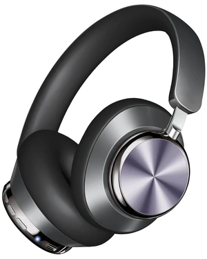 Wentronic Y03 Bluetooth Headphones Wireless Active Noise Cancelling Over Ear Headphones 48 Hours Playtime High Sound Quality 6 EQ Music Mode Headphones with Soft Ear Cushion - Grey Wentronic Y03 Bluetooth Headphones Wireless Active Noise Cancelling Over Ear Headphones 48 Hours Playtime High Sound Quality 6 EQ Music Mode Headphones with Soft Ear Cushion - Grey