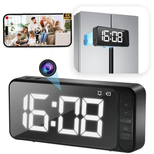 Hidden Camera Clock 4K HD WiFi Spy Cam Indoor Security Camera Wireless Hidden Camera Clock 4K HD WiFi Spy Cam Indoor Security Camera Wireless