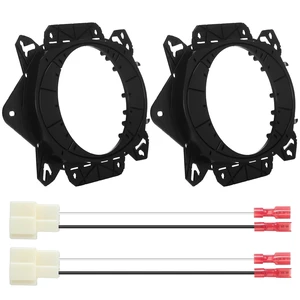 Saysurey 2 Pcs Car Speaker Adapter Mount Kit for 6.5 and 6 x 9 Speakers Front Door Speaker Mount Adapter with Wiring Harness for Car Audio System Spacer Ring Bracket Vehicle Accessories Saysurey 2 Pcs Car Speaker Adapter Mount Kit for 6.5 and 6 x 9 Speakers Front Door Speaker Mount Adapter with Wiring Harness for Car Audio System Spacer Ring Bracket Vehicle Accessories