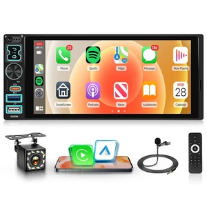 Driauto 6.8 Single Din Car Radio with Wireless Carplay and Android Auto Driauto 6.8 Single Din Car Radio with Wireless Carplay and Android Auto