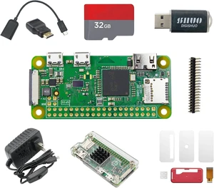 Raspberry Pi Zero W Wireless 9 in 1 Complete Starter Kit Raspberry Pi Zero W Wireless 9 in 1 Complete Starter Kit