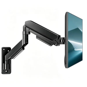 AX WABER Single Monitor Wall Mount for 17 to 32 inch Flat/Curved Computer Screens,Full Motion Adjustable Mechanical Spring Monitor Wall Arm Holds Up to 22lbs,VESA Wall Mount 75x75/100x100, Black AX WABER Single Monitor Wall Mount for 17 to 32 inch Flat/Curved Computer Screens,Full Motion Adjustable Mechanical Spring Monitor Wall Arm Holds Up to 22lbs,VESA Wall Mount 75x75/100x100, Black