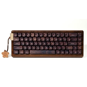 XVX MU68 Wooden Keyboard,Wireless RGB Mechanical Gaming Keyboard XVX MU68 Wooden Keyboard,Wireless RGB Mechanical Gaming Keyboard