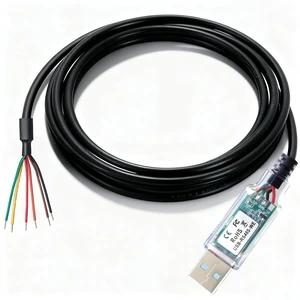 Xiusiyt USB RS485-WE-5000-BT Serial Adapter Cable, USB to RS-485, RS485-WE Converter Cable 6 Wire End, Built-in FT232 IC, 16FT / 5M Xiusiyt USB RS485-WE-5000-BT Serial Adapter Cable, USB to RS-485, RS485-WE Converter Cable 6 Wire End, Built-in FT232 IC, 16FT / 5M